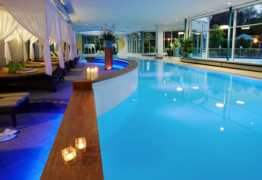 Freuen Sie sich auf die inkludierte Nutzung des Wellnessbereichs vom Göbel's Hotel AquaVita.