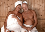 Parkhotel Am Glienberg, Paar in der Sauna