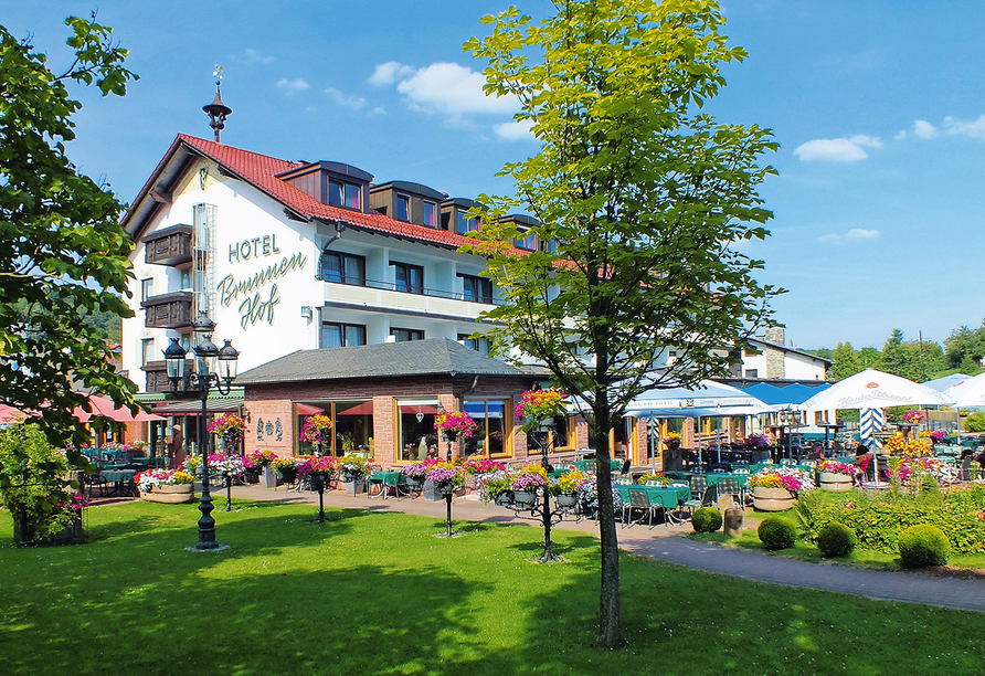 Best Western Hotel Brunnenhof in Weibersbrunn, Außenansicht