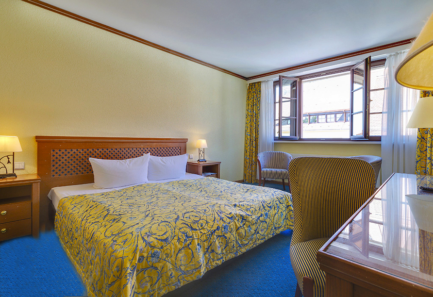 Hotel Gasthaus Zum Schwan in Oschatz, Beispiel Doppelzimmer Komfort