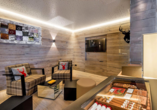 Gemütliche Raucher- und Zigarrenlounge im Boutique Hotel die Mittagspitze in Damüls im Bregenzerwald