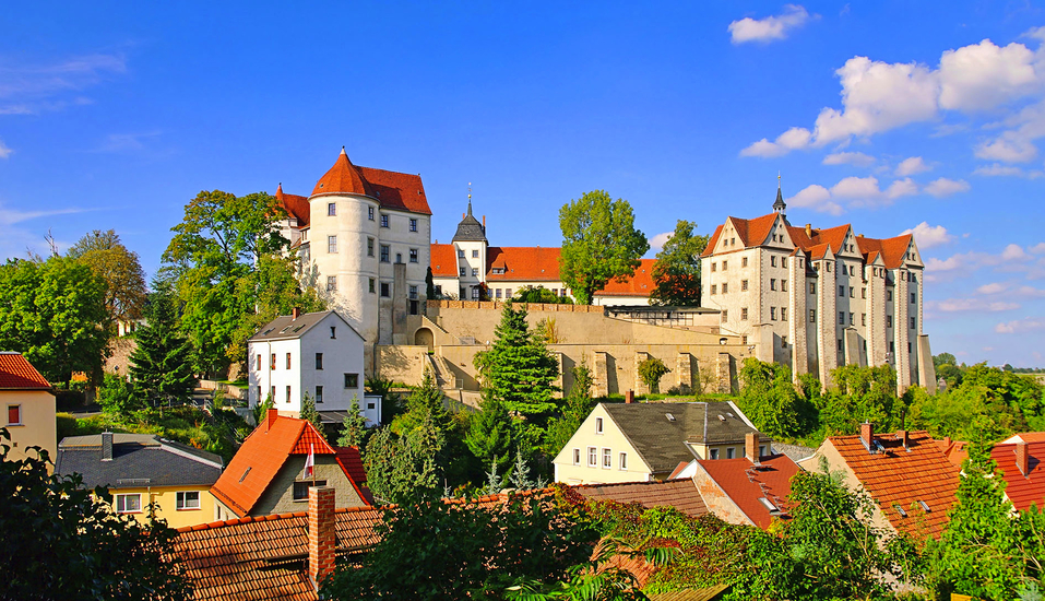 Das Schloss Nossen in Meißen gibt ein imposantes Fotomotiv ab.