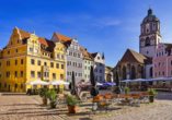 Historische Altstadt von Meißen in Sachsen