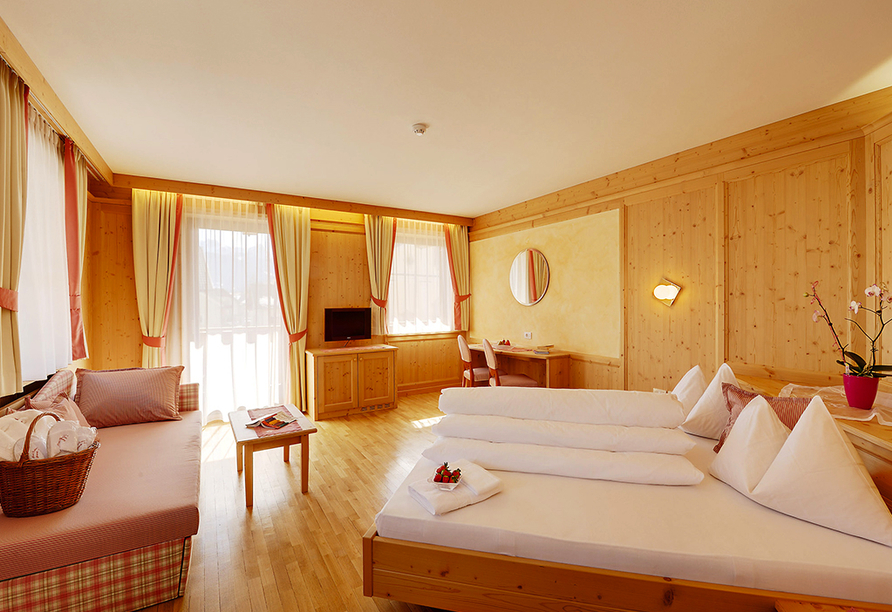 Hotel Goldene Rose in Welsberg, Beispieldoppelzimmer
