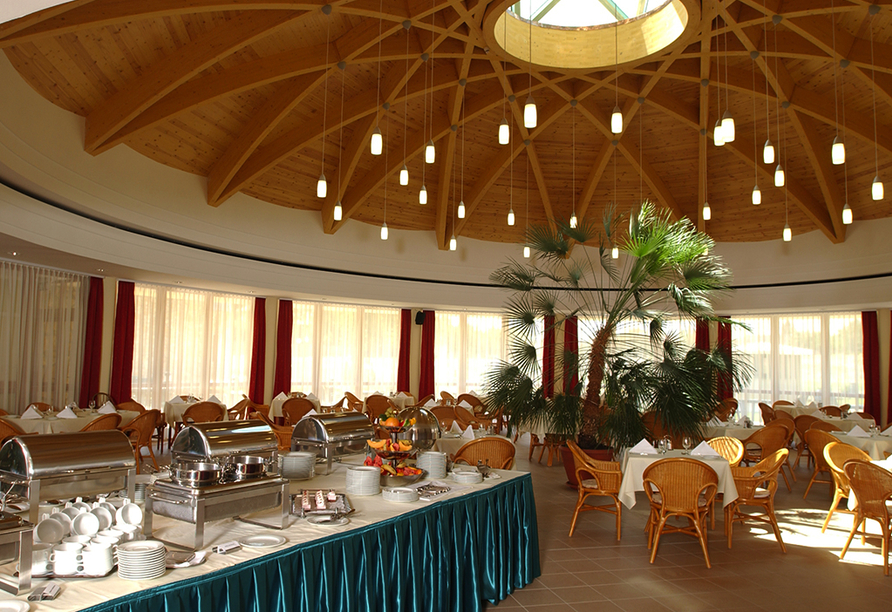 Hunguest Hotel Pelion in Tapolca, Frühstücksbereich