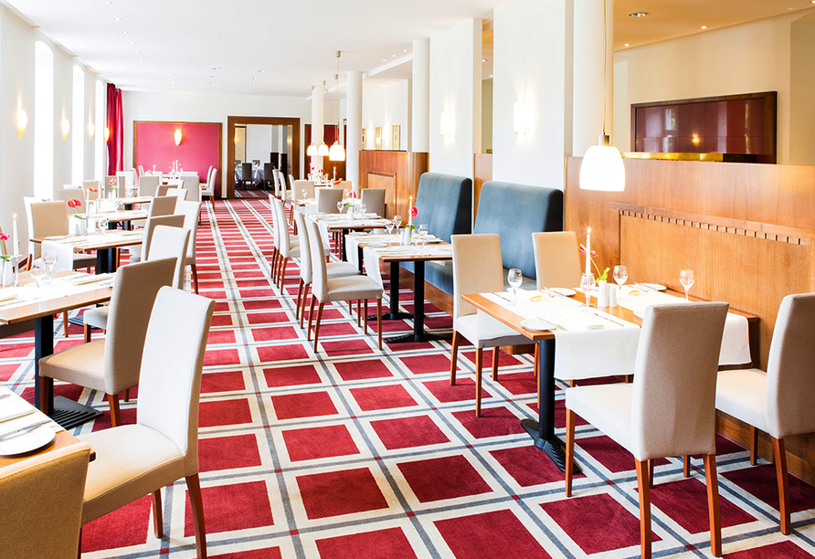Im Restaurant des Hotels wird das Weihnachtsdinner für Sie zum genussvollen Erlebnis.