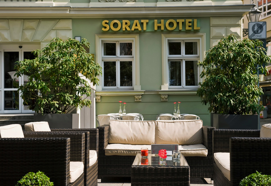 SORAT Hotel Cottbus, Terrasse