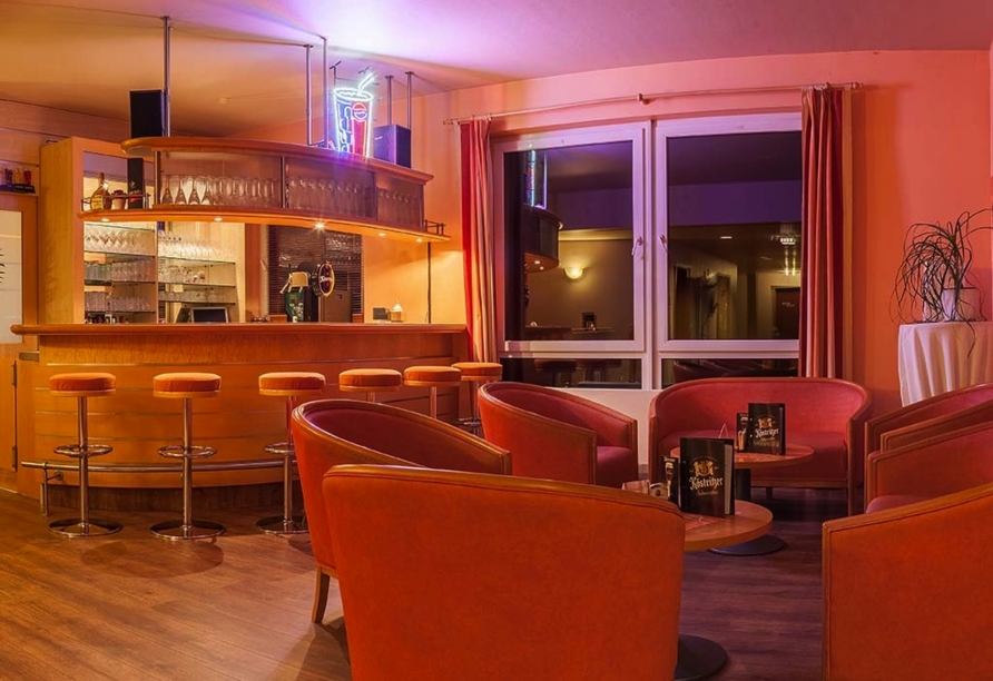 Probieren Sie ein paar raffinierte Drinks an der Bar.