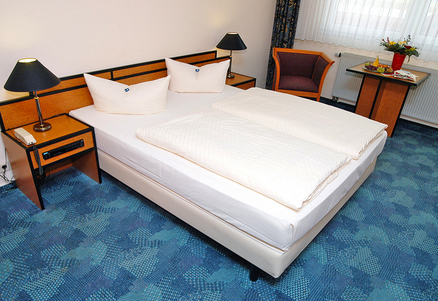 Beispiel eines Doppelzimmers im Airport Hotel Erfurt
