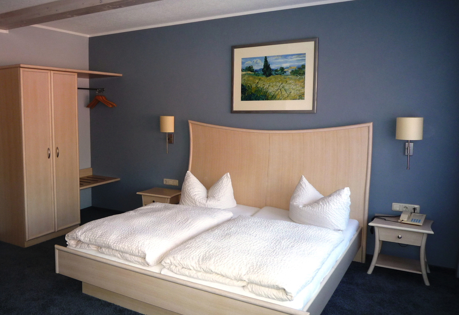 Beispiel eines Doppelzimmers im Hotel Zur Igelstadt