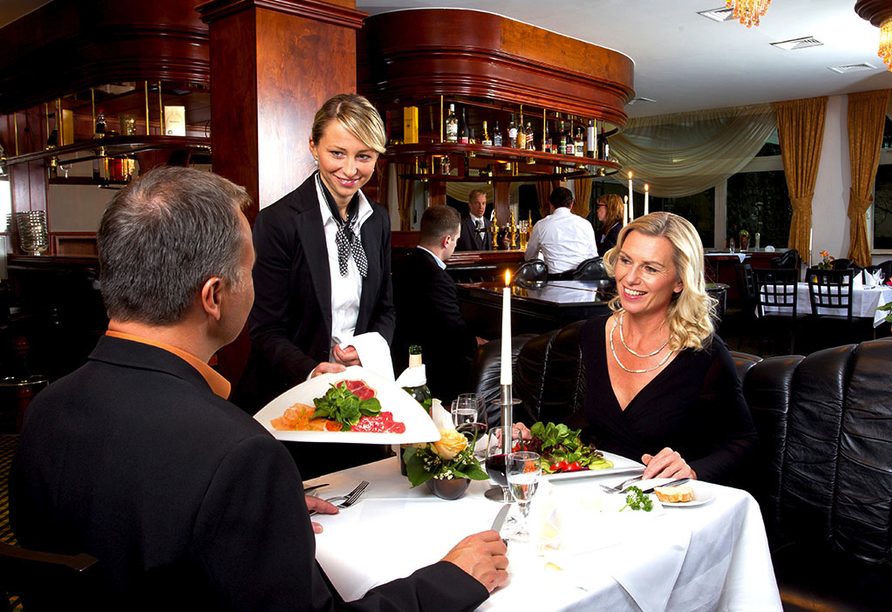 SOIBELMANNS Hotel Alexandersbad, Abendessen im Restaurant
