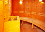 Die Sauna des Mühl Vital Resorts lädt zum Verweilen ein.