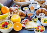 Starten Sie nach einem reichhaltigen Frühstück gut gestärkt in den Tag.
