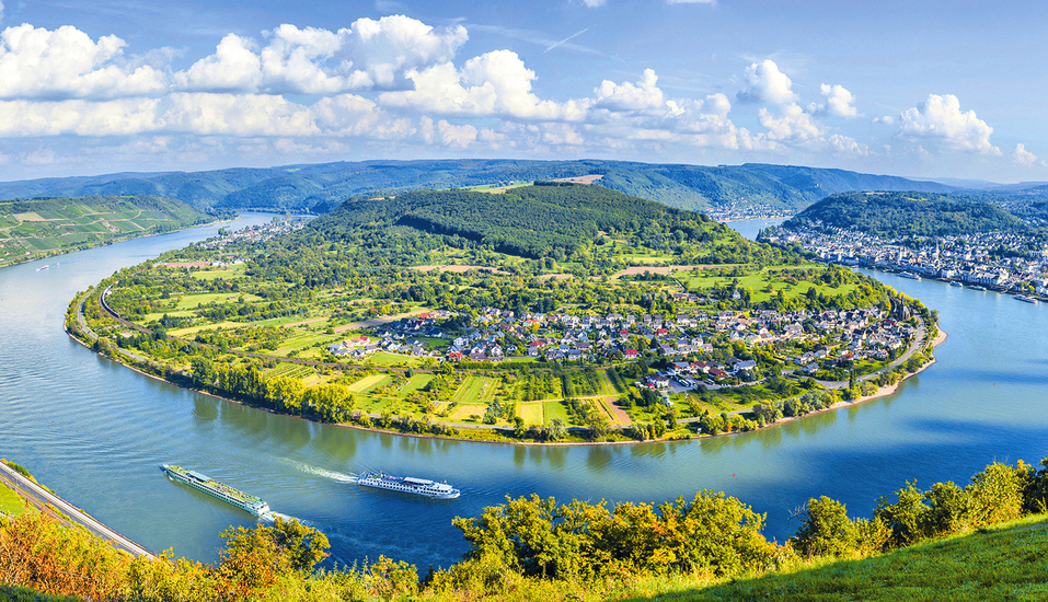 Entdecken Sie die Schönheit der Region vom Wasser aus – eine Rheinschifffahrt ist ein tolles Erlebnis.