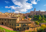 Die malerische Altstadt von Siena in der Toskana