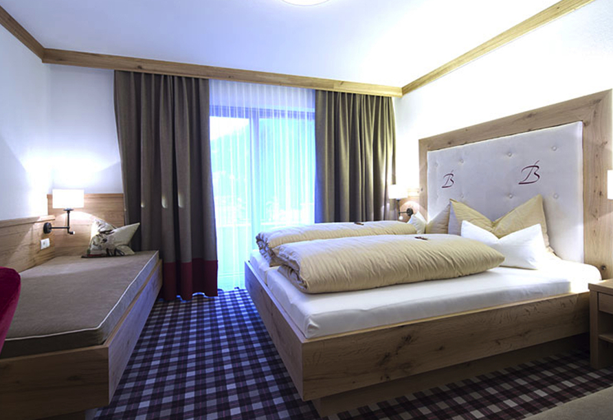 Beispiel eines Doppelzimmer Komfort im Hotel Berghof