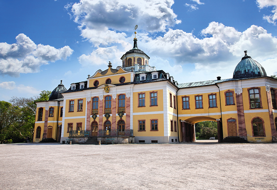 Das Schloss Belvedere in  Weimar ist ein beliebtes Ausflugsziel.