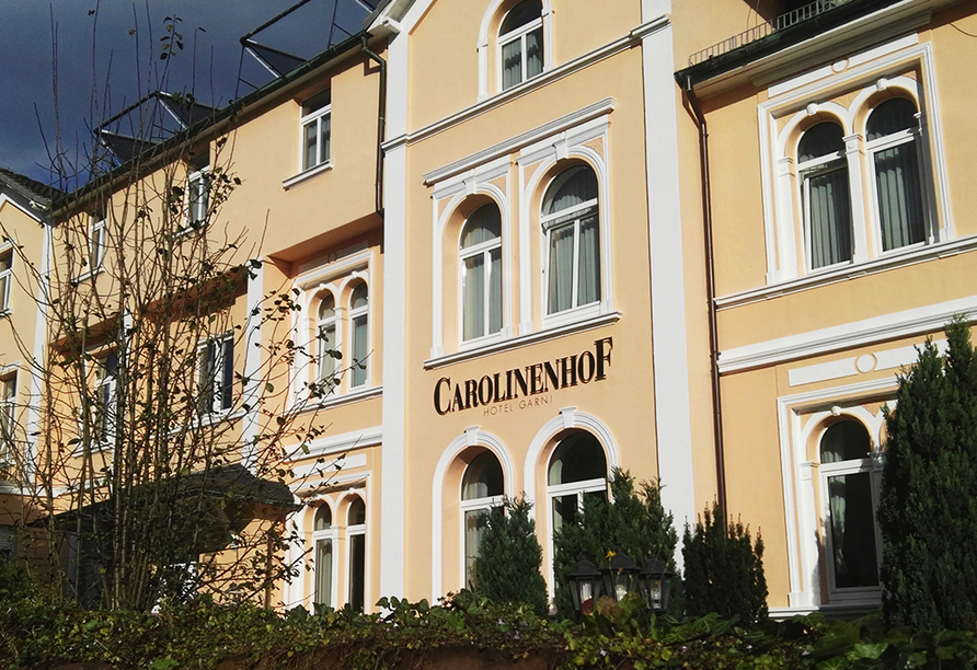 Hotel Carolinenhof in Bad Pyrmont, Außenansicht