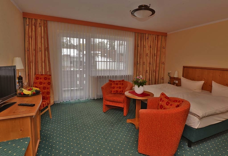 Beispiel eines Doppelzimmers Kategorie Standard im PTI Hotel Eichwald 