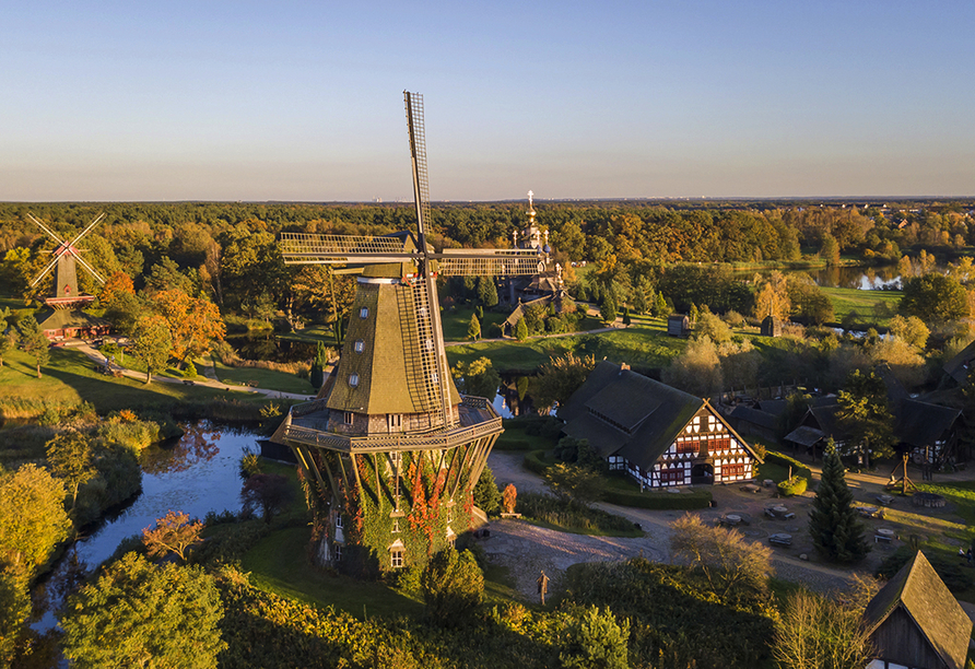 Besuchen Sie das Windmühlenmuseum in Gifhorn.
