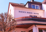 Baum´s Rheinhotel, Außenansicht