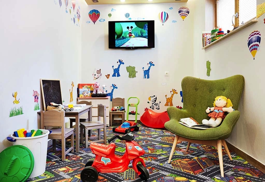 Für die kleinen Gäste steht der Kids Room bereit.