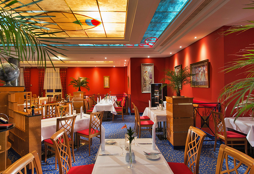 Das Restaurant des Radisson Hotels Halle Merseburg serviert Ihnen täglich frische Speisen.