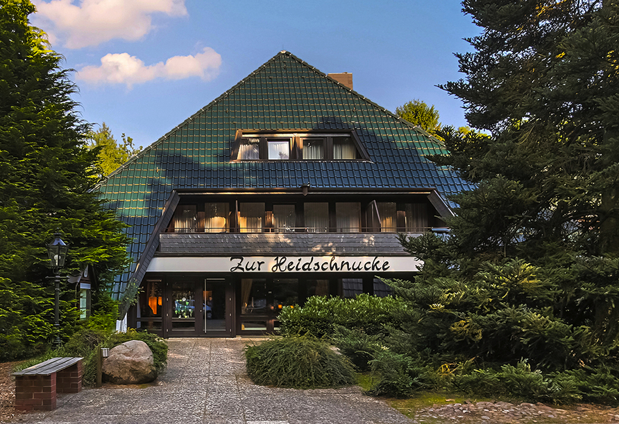 Hotel Zur Heidschnucke in Asendorf in der Lüneburger Heide, Außenansicht vorne