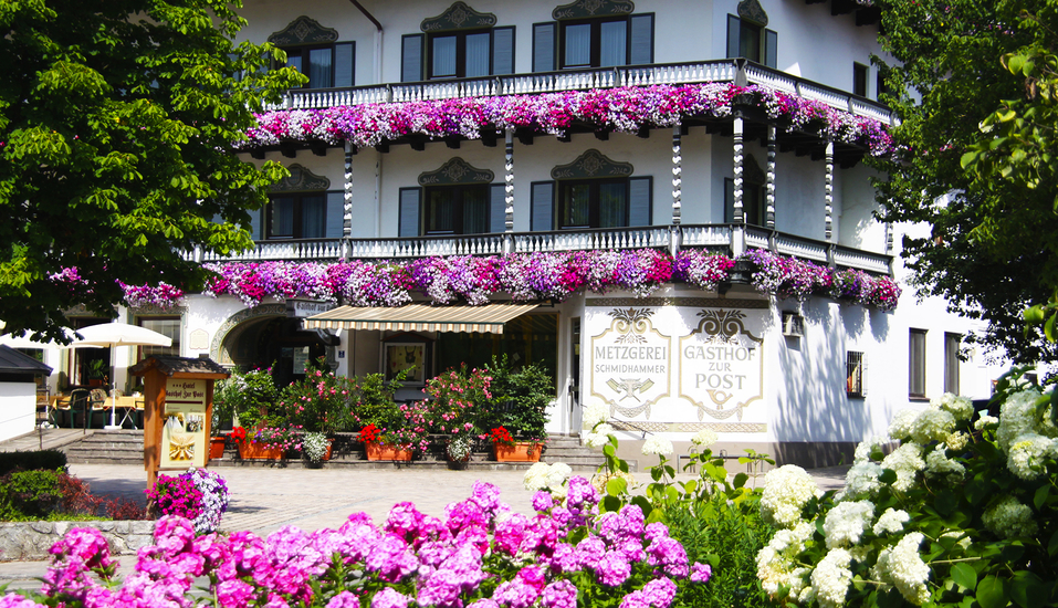 Landgasthof zur Post in Schleching, Außenansicht