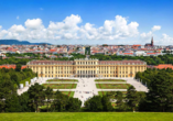 Blick auf das Schloss Schönbrunn in Wien