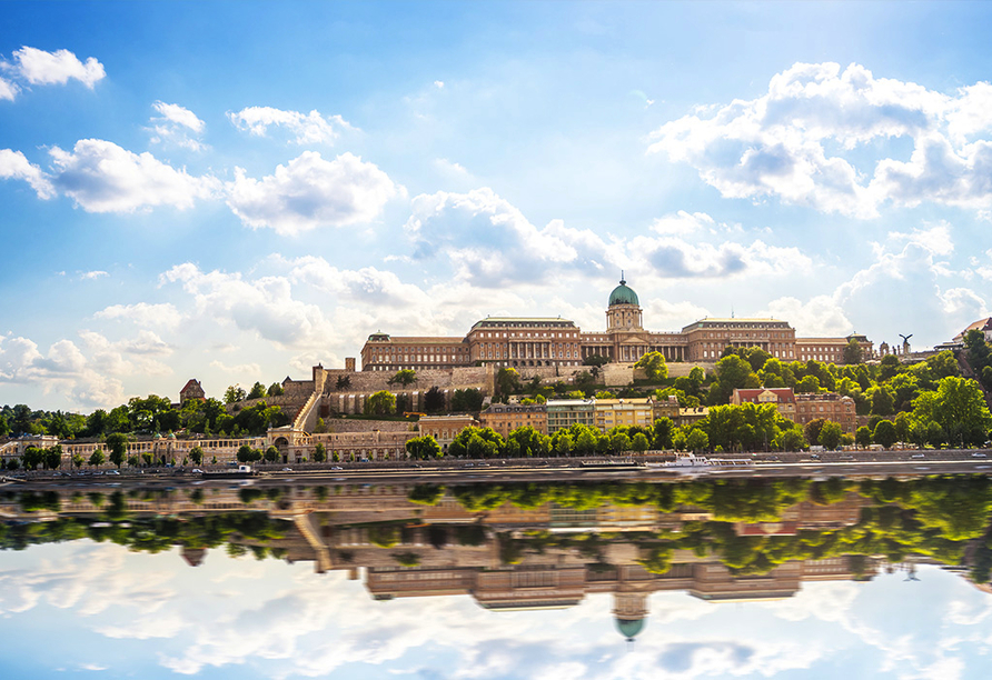 Besuchen Sie den Stadtteil Buda mit seinem Burgpalast.
