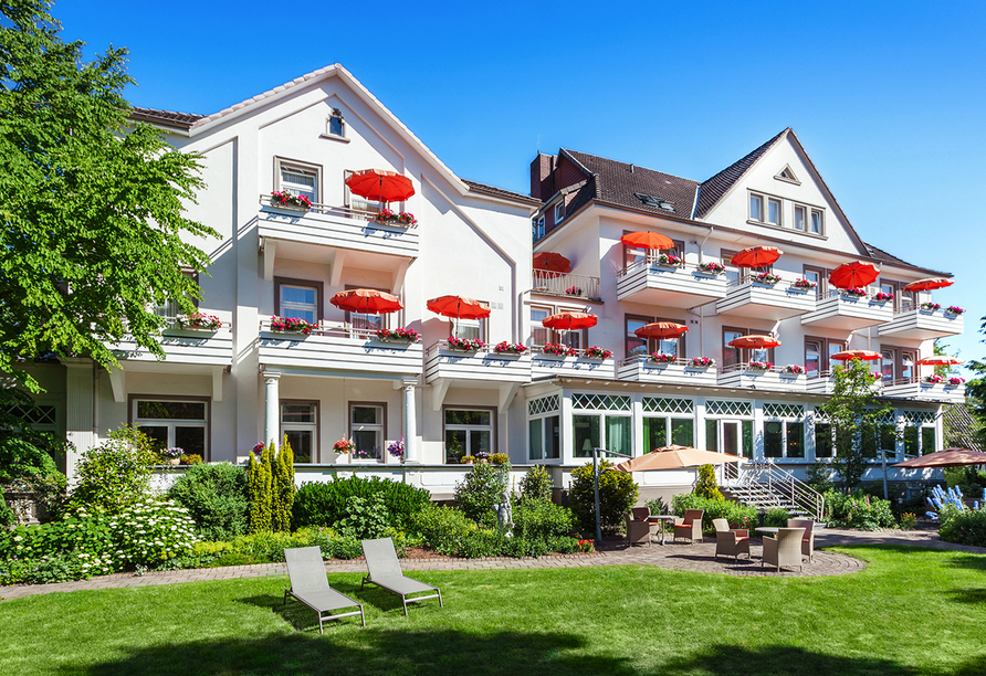 Garten des Hotels Noltmann-Peters in Bad Rothenfelde