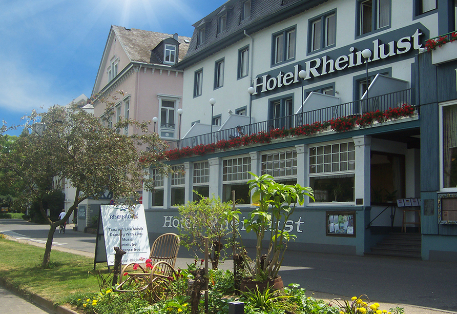 Hotel Rheinlust, Boppard, Außenansicht
