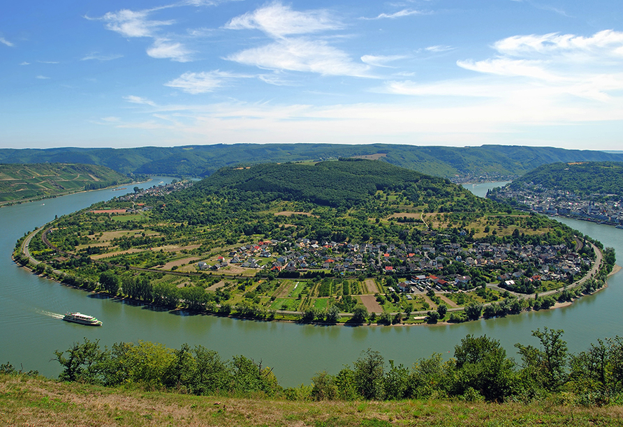 Rheinschleife nahe Boppard – Erkunden Sie Ihre Urlaubsregion!
