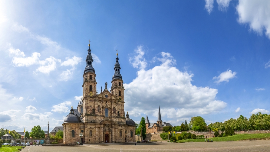 Der Dom St. Salvator in Fulda ist Hessens bedeutendste Barockkirche. 