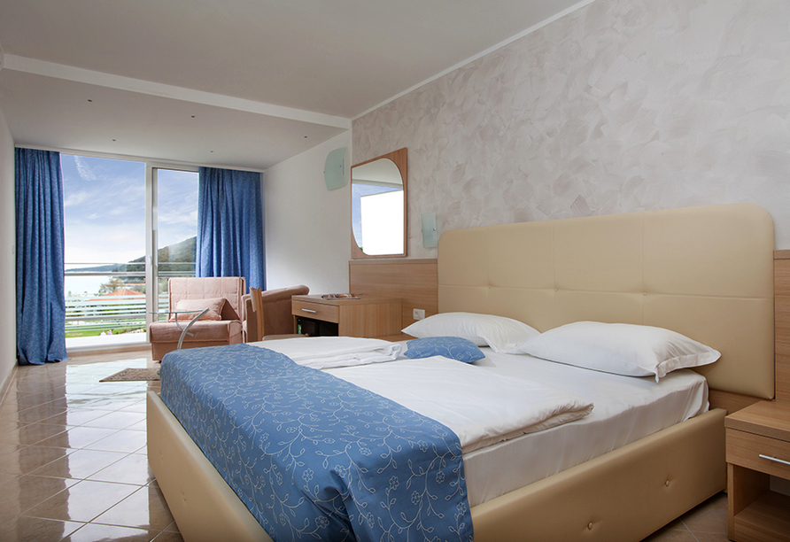 Beispiel Doppelzimmer Superior Meerseite im Hotel Mimosa in Rabac