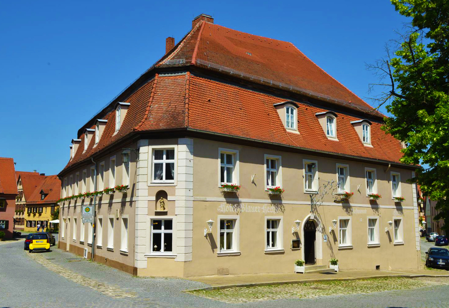 Außenansicht des Romantica Hotels Blauer Hecht 