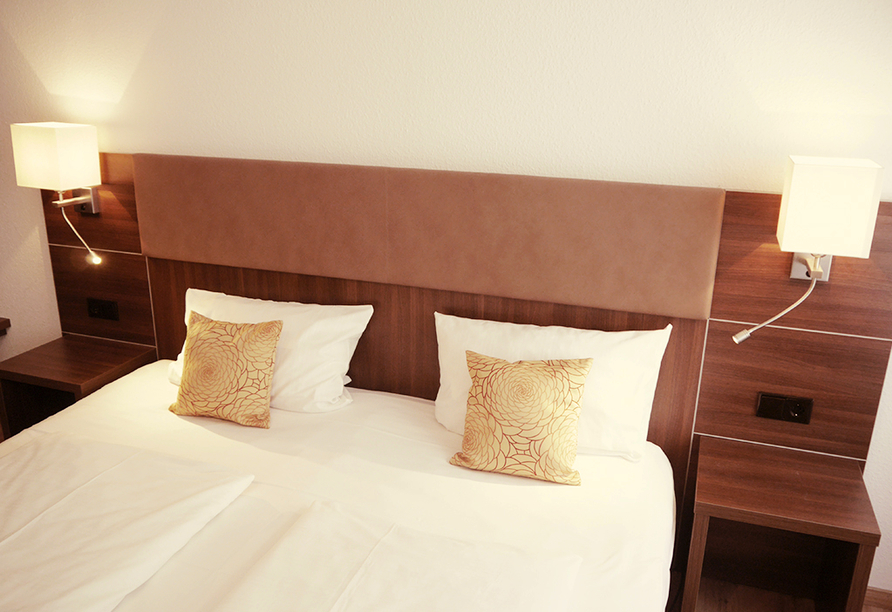 Beispiel eines Doppelzimmers Standard im Romantica Hotel Blauer Hecht