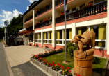 Außenansicht des Hotels am Schlossberg