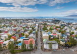 Stadtpanorama von Reykjavík - der nördlichsten Metropole der Welt.
