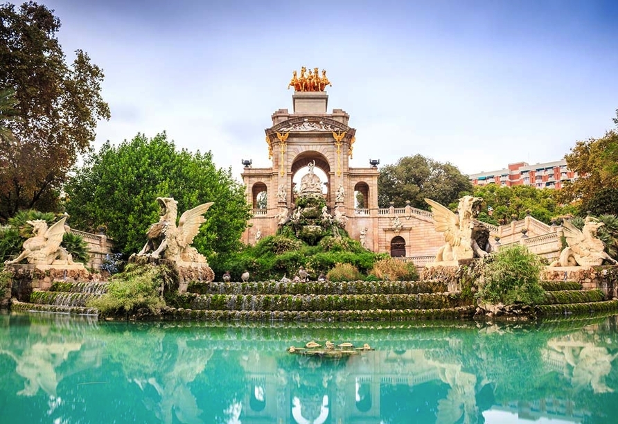 Besichtigen Sie den prachtvollen Park Ciutadella in Barcelona.