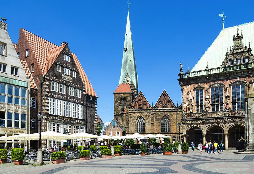 Genießen Sie hanseatisches Flair und kulturelle und kulinarische Highlights in Bremen.