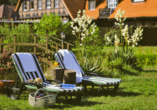 Entspannen Sie im Garten vom Hotel Seewisch.
