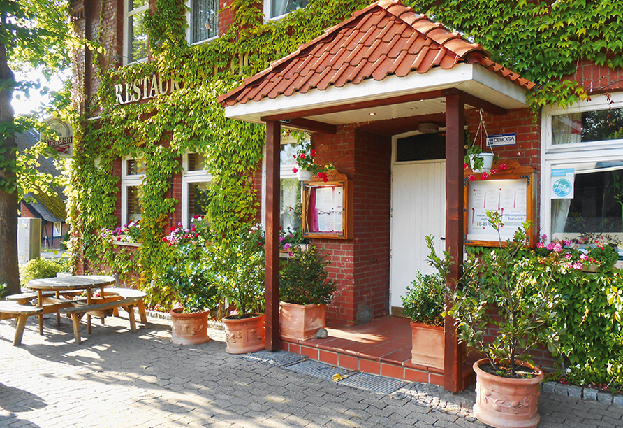 Hotel Neetzer Hof in Neetze in der Lüneburger Heide, Eingangsbereich