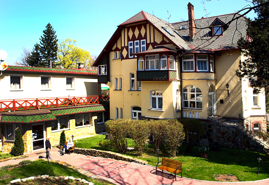 Hotel Kurhaus Kaja in Bad Flinsberg in Niederschlesien Außenansicht