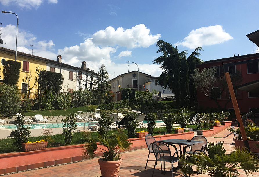 Hotel Il Castello in Pozzolengo, Außenbereich