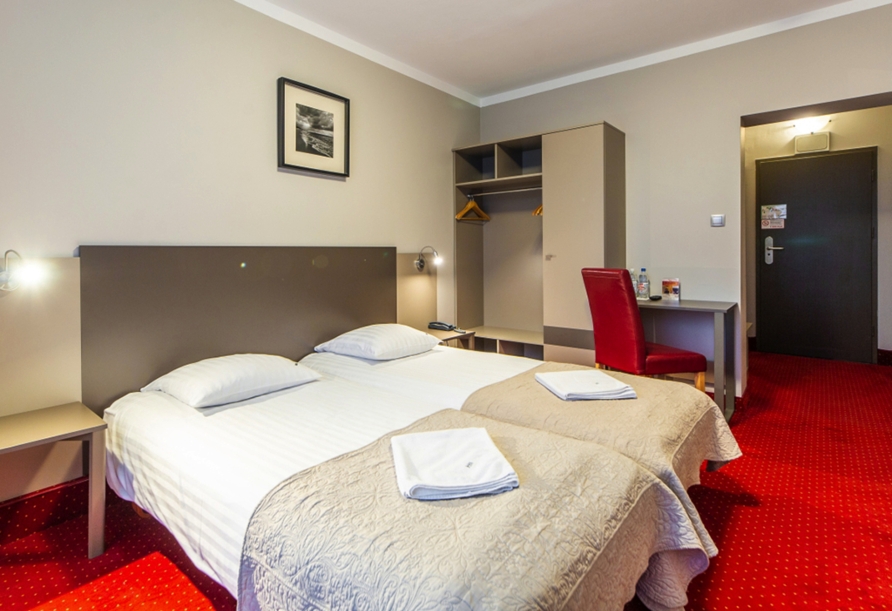 Beispiel eines Doppelzimmers im Hotel New Skanpol in Kolberg