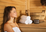 Entspannen Sie in der Sauna des Waldkönig Ferienhotels.