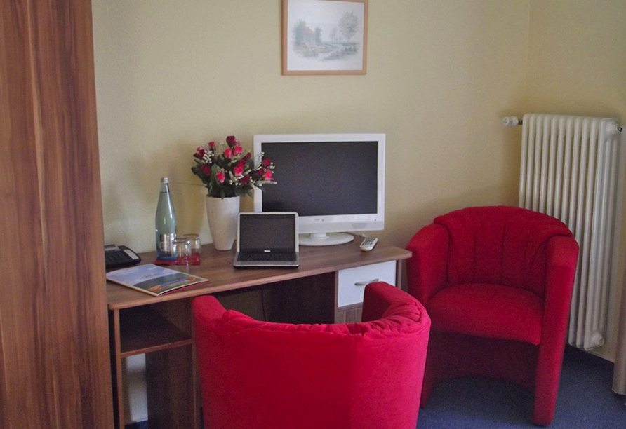 Hotel Zum Weissen Lamm in Rothenberg-Kortelshütte im Odenwald, Zimmerbeispiel