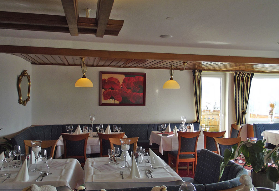 Hotel Zum Weissen Lamm in Rothenberg-Kortelshütte im Odenwald, Restaurant